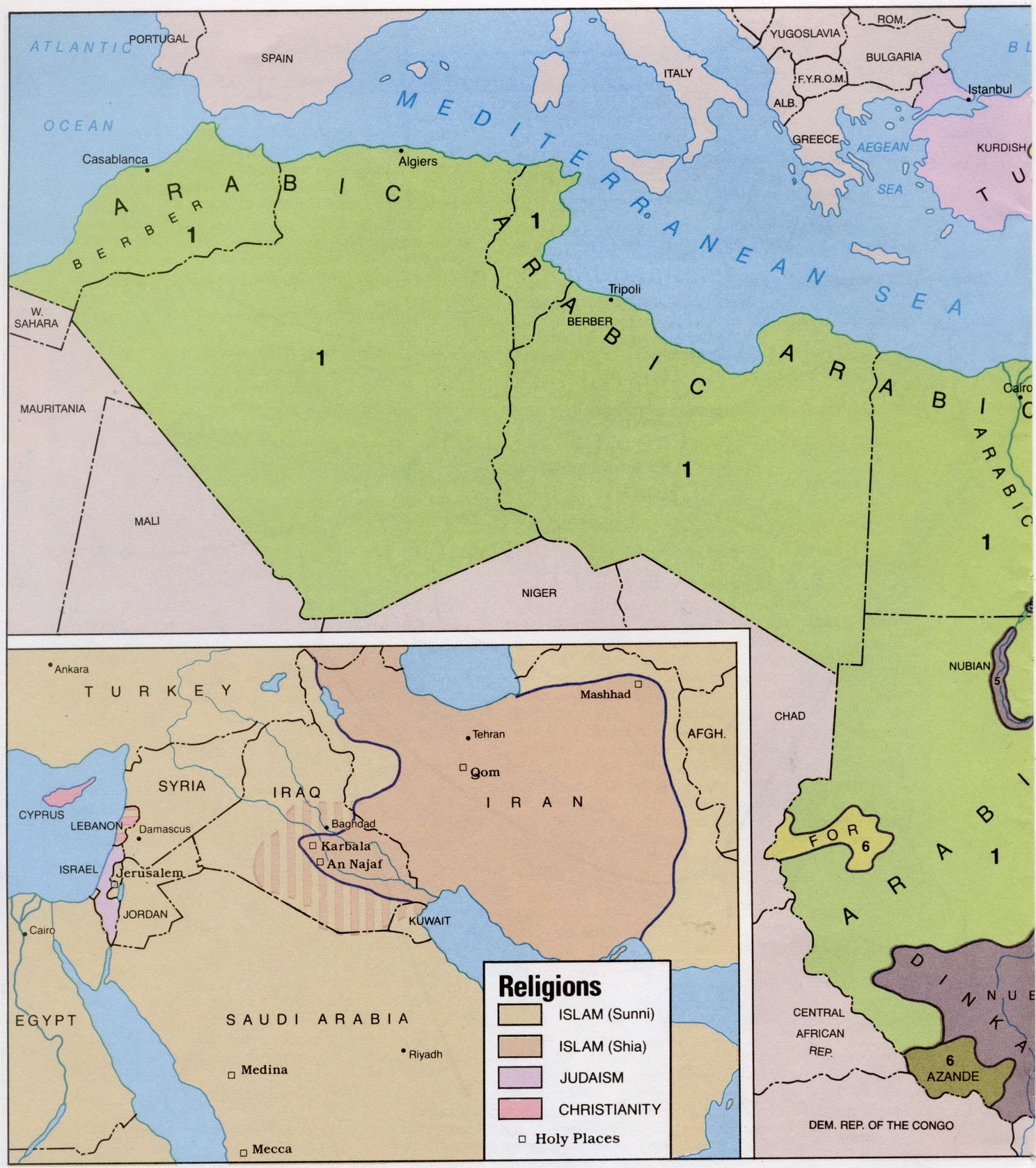Религии Северной Африки и Ближнег Востока