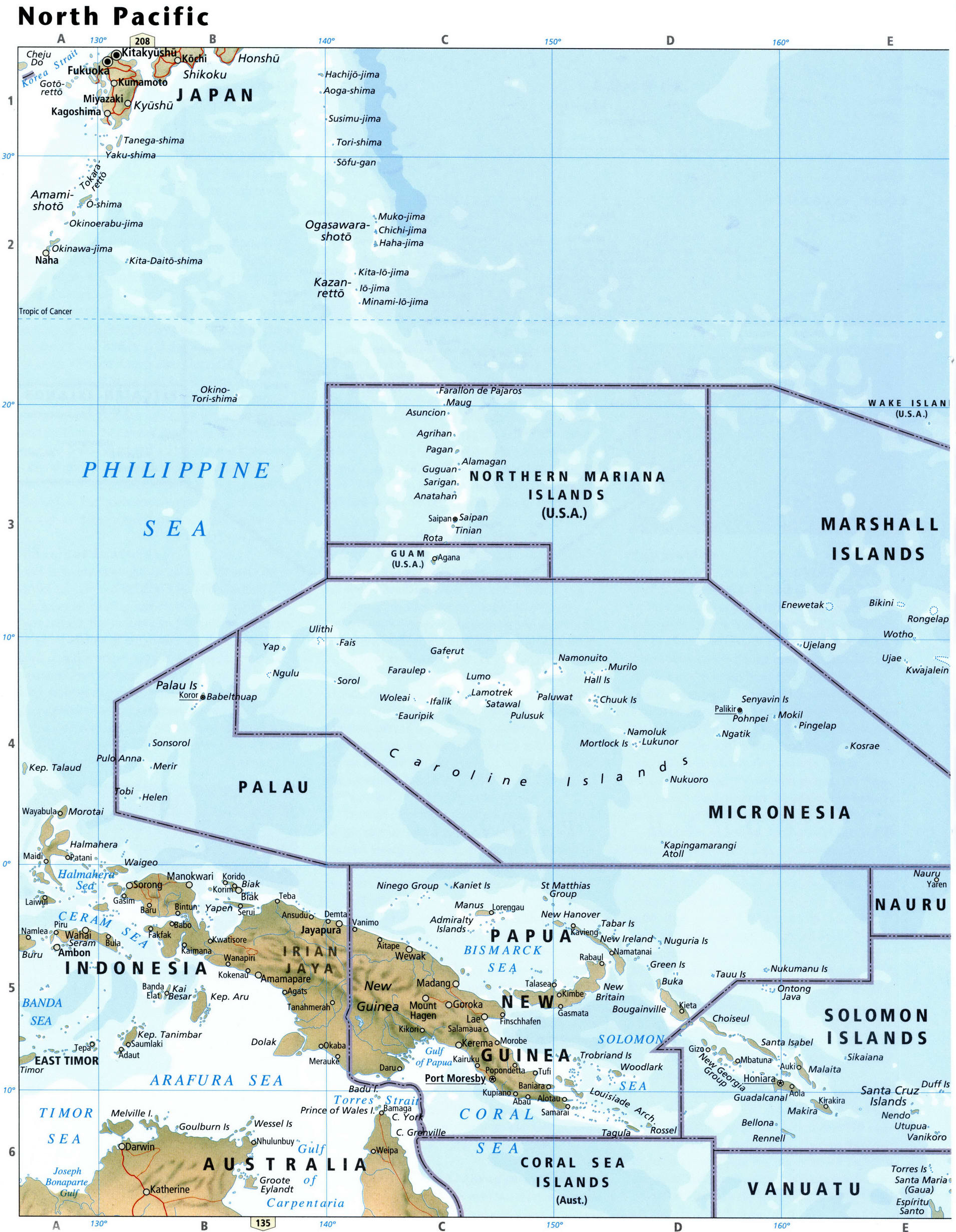 Экваториальная часть Тихого океана