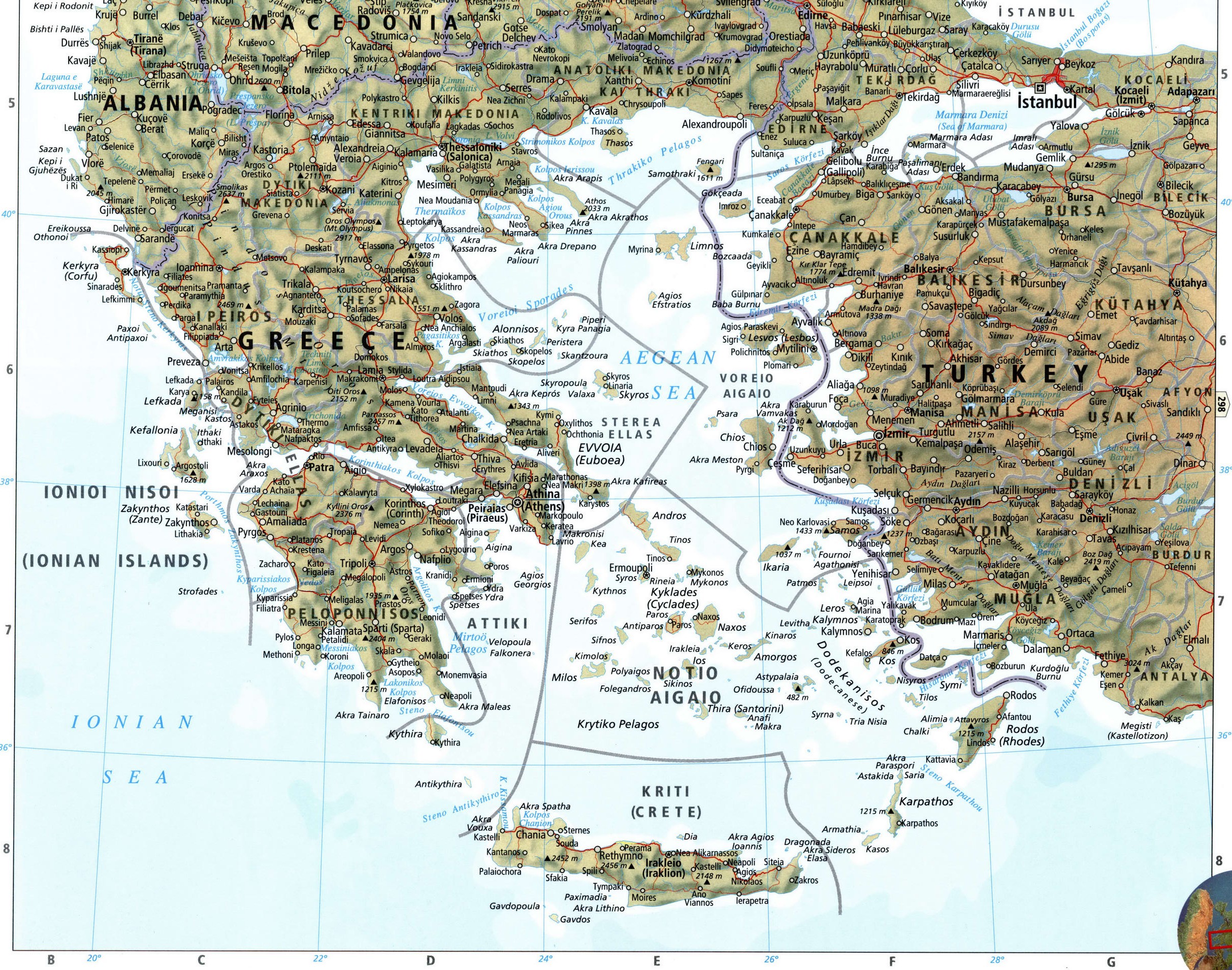 Греция, Крит и Запад Турции