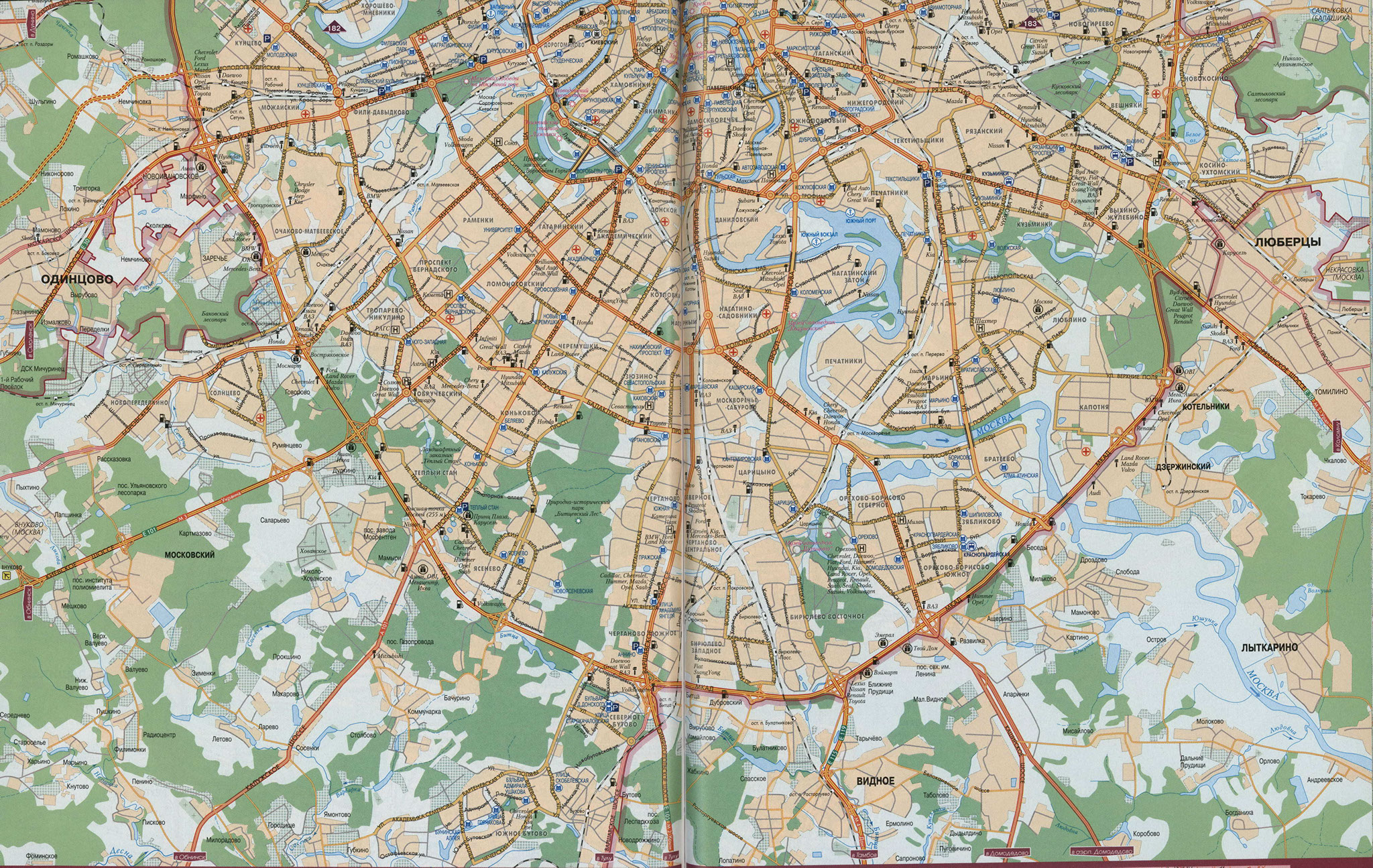 Город Москва карта