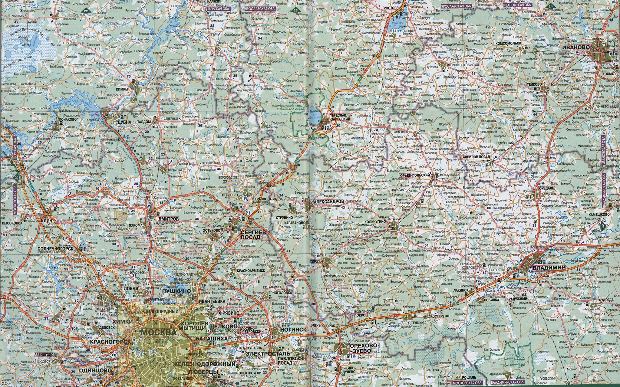 Карта москвы и московской области подробная во весь экран бесплатно посмотреть